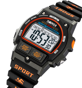Montre Digitale Homme <span class=keywords><strong>SKMEI</strong></span> 2263 Élégante ODM, Meilleure Autonomie, Bracelet en Acier Inoxydable, Étanche, Calendrier, Montre de <span class=keywords><strong>Sport</strong></span> Simple, Fabricant - Product Image 3