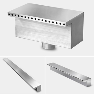 Fontaine <span class=keywords><strong>de</strong></span> cascade en acier inoxydable à décor <span class=keywords><strong>de</strong></span> <span class=keywords><strong>jardin</strong></span> <span class=keywords><strong>pour</strong></span> piscine, spa et étang - Product Image 4