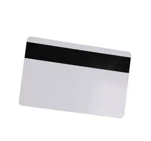 हिको 3 मैग्नेटिक स्ट्रिप ब्लैक स्ट्रिप क्रेडिट कार्ड साइज सीआर80 व्हाइट कार्ड को ट्रैक करता है