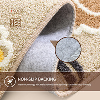 Tapis de porte intérieurs personnalisés lavables en machine, antidérapants, absorbants l'eau, avec dos en caoutchouc