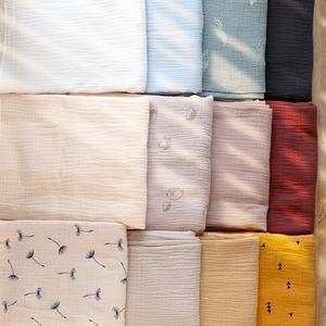 Couverture en mousseline <span class=keywords><strong>de</strong></span> <span class=keywords><strong>coton</strong></span> biologique, couleur parfaite, artisanat, diy bricolage, 2 couches <span class=keywords><strong>de</strong></span> <span class=keywords><strong>gaze</strong></span>, pour nouveau-né, enveloppe pour bébé - Product Image 1