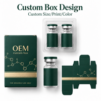 Boîte en carton pour soins de la peau de haute qualité, emballage personnalisé imprimé, boîte en carton cosmétique, vente en gros, boîte pliante