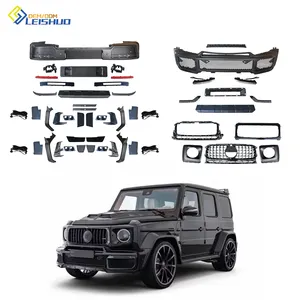 Leishuo 2024 OEM G W464 Body Kit W464 Bumper Diffuser Rear Lip Side Skirts G Class BodyKit For Mercedes Benz Bra bus Upgrading