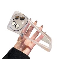 Coque de téléphone pour Xiaomi 15 14 Mi 13 12 Ultra 11 Global avec protection d'objectif d'appareil photo, étuis transparents antichoc pour téléphones portables