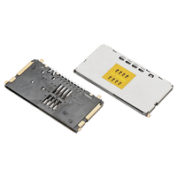 Conector de tarjeta inteligente MUP 8P SMT, lector de tarjetas IC, pieza para STB, conector de tarjeta Verifone PCBA, venta caliente en Turquía, India y Vietnam