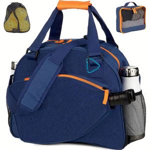 Bolsa de Pickleball Portátil de Gran Capacidad (40-50L), Impermeable, de Nailon con Protección Térmica, Bolsillos para Palas, Zapatos y Accesorios - Product Image 5