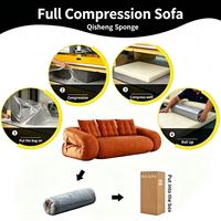 Canapé convertible moderne avec chaise longue inclinable, dossier modulable, accoudoirs pliables et extensibles, pour salon et salle à manger (taille Queen)