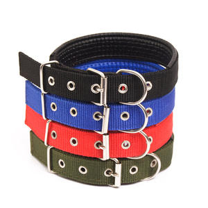 <span class=keywords><strong>Collar</strong></span> de perro con forro de cuero suave-Acolchado de espuma, banda para el cuello sin estrangulamiento para un uso cómodo - Product Image 2