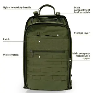 Sac à dos tactique TJ <span class=keywords><strong>45L</strong></span> imperméable, durable, en polyester 600D et nylon 1000D pour la chasse en plein air, le paintball, logo personnalisé - Product Image 3