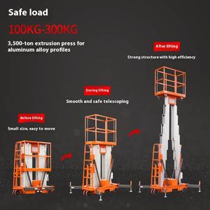 नया एकल और डबल कॉलम एल्यूमीनियम मिश्र धातु लिफ्ट 4-18 मीटर मोबाइल इलेक्ट्रिक हाइड्रोलिक लिफ्टिंग प्लेटफॉर्म हवाई कार्य मंच हवाई कार्य मंच हवाई कार्य मंच - Product Image 3
