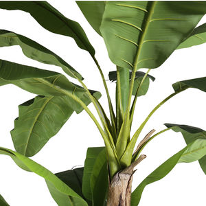 โรงงานจีนพืชประดิษฐ์ต้นกล้วยใบใหญ่สำหรับผลิตภัณฑ์ตกแต่งบ้านใบต้นกล้วยปลอมกระถาง - Product Image 4