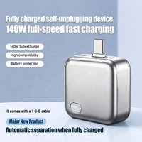Chargeur rapide 140W avec séparateur de charge complète et protection contre les surcharges, protocoles VOOC/SuperVOOC, port Type-C pour téléphones mobiles