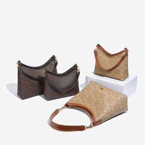 Sac fourre-tout tendance pour femme à motif géométrique. Sac à main de luxe en PU de haute qualité. - Product Image 1