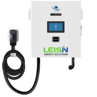 Chargeur rapide bidirectionnel pour véhicules électriques 20kW-40kW avec écran tactile CCS1 CCS2 CHAdeMO, station EVSE murale