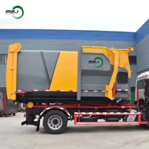 Operasyon sistemi çöp ile RNKJ yüksek verimli çevre sıkıştırılmış çöp kamyonu