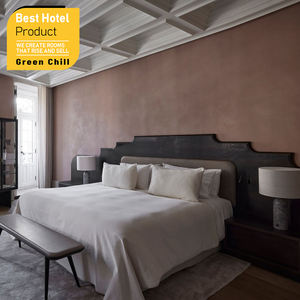 Mesita de Noche de Hotel de Lujo con Puertos de Carga Integrados, Cajones de Almacenamiento y Acabado de Madera Premium, Esencial para el Dormitorio - Product Image 1