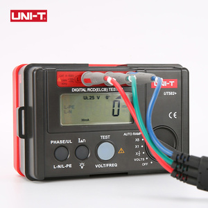 เครื่องทดสอบ RCD (ELCB) ดิจิตอล UNI-T UT582+ พร้อมระบบ AUTO RAMP สำหรับวัดวงจรรั่วไหล พร้อมเสียงเตือนการใช้งานผิดพลาด L71 - Product Image 1