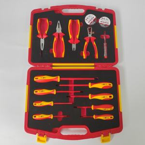 S680A-15 SFREYA VDE 1000V מארז כלי בידוד מבודד בצבע כפול 15 יחידות סט צבת ומברגים - Product Image 3