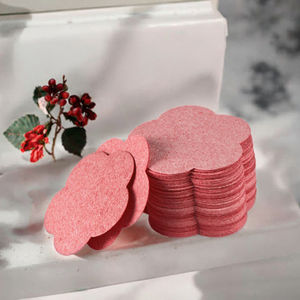 Éponges nettoyantes pour le visage écologiques et professionnelles, forme de fleur, haute absorption d'eau (250%), marque <span class=keywords><strong>BONNO</strong></span> - Product Image 2