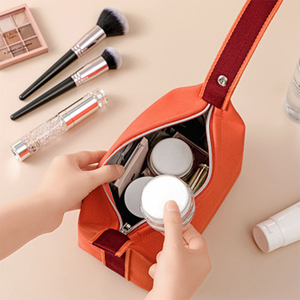 Bolsa de Maquillaje y Cosméticos Personalizada, Ecológica, de Lona, con Cierre de Cremallera, para Mujer - Product Image 5