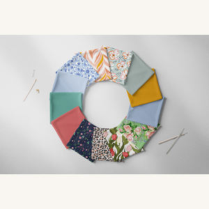 Pochette pour ordinateur portable en popeline de coton personnalisée et pochette de livre avec impression et taille florales personnalisées - Product Image 6