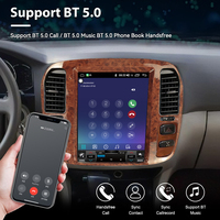 Pour Toyota Land Cruiser LC100/Lexus LX470 1998-2002, lecteur multimédia tactile GPS Android 13, Carplay, autoradio