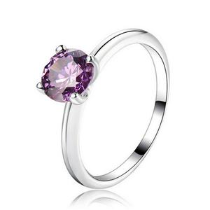 Bague en quartz à trois significations, signification de la bague en quartz, argent sterling 925, signification de la bague de mariage, quartz lavande - Product Image 5