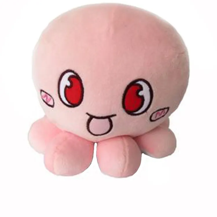 Kawaii pink mini octopus stuffed custom made plush toy