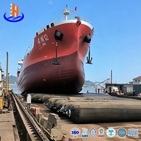 Protection de quai marine anti-collision avec revêtement anti-abrasion en caoutchouc pour lancement de navires