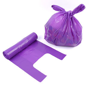 Sacs à provisions T Shirt en plastique laminé avec logo stockage portable de haute qualité personnalisé pour les supermarchés - Product Image 5