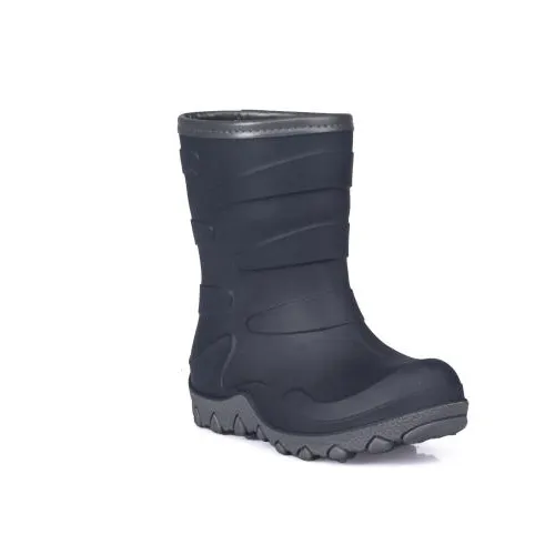 Winter TPR rain shoes children's warm wool lining waterproof kids snow boots rain boots