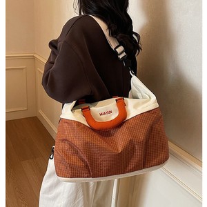 Sac de voyage extensible bicolore en Ripstop avec extension inférieure, séparation sec/humide, léger, multicolore, sac à main personnalisé - Product Image 3