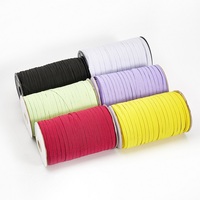 Vente en gros de sous-vêtements tricotés en polyester à bande élastique sacs à sangle pour la taille vêtements chaussures techniques à revêtement plat rouleaux fournis