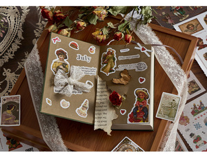 สติกเกอร์วินเทจสไตล์เรโทรแมนอร์ 20 แผ่น สำหรับตกแต่งสมุดภาพ DIY งานศิลปะและงานฝีมือ - Product Image 6