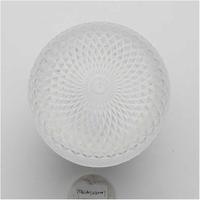 Ampoule LED Olar à base E27, nouvelle conception, en aluminium et plastique, forme de fleur, blanc chaud, pour entrepôt, batterie rechargeable