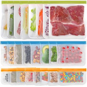 HANSUN Ensemble de rangement de cuisine personnalisé sans BPA pour garder la fraîcheur Sac alimentaire en silicone pour sandwich étanche et réutilisable Peva - Product Image 5