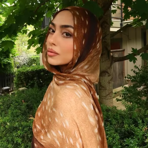 Hijab Shawl Vela <span class=keywords><strong>Lo</strong></span>.Love Modal Ringan Bermotif Bunga Cetak Digital, Selendang Etnik Tenun Lembut, Bernapas, untuk Pemakaian Sehari-hari - Product Image 1