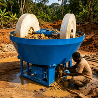 Broyeur à moulin à eau robuste 1400 1600 pour minerai d'or, grande capacité, pour l'extraction aurifère