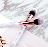 Haute Qualité 10 Pièces/boîte Plein Visage maquillage Outils De Beauté de Marbre Professionnel Pinceau De Maquillage Ensemble