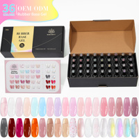 BORN PRETTY PRO 36 pièces/boîte – Kit de vernis gel UV en caoutchouc Jelly Gel, conformes aux normes européennes, pour la manucure – Fabrication OEM
