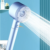 Pommeau de douche portable professionnel en ABS, 3 fonctions, double pression, filtration, effet pluie, pour projets hôteliers et salles de bain