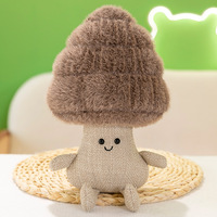 Usine personnalisé mignon décoration intérieure chiffres pin plante champignon peluche Pots de fleurs jouets décor à la maison PP remplissage