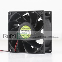 Sunon 5V 12V 48V DC24V 4.3W AC EC 9038 90X90X38MM 9CM Châssis silencieux roulement fréquence convertisseur 2 fils PMD2409PMB4-A ventilateur de refroidissement