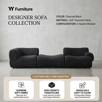 Canapé Modulable en Tissu Compressé Sous Vide, Ensemble de Canapés en Mousse pour Appartement et Villa, Idéal Salon - Offre Spéciale