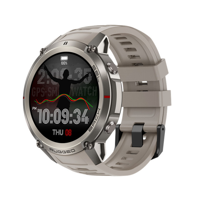 New DM59 Amoled Full Touch Screen Smartwatch with GPS Tracker 5ATM Ultra Waterproof High Strength Metal Sleep Tracker for Gym