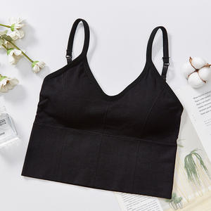 2201 grande taille Style chaud en forme de U dos fronde <span class=keywords><strong>fil</strong></span> sans couture enveloppé poitrine femmes ceinture poitrine Pad sous-vêtements dames gilet soutien-gorge - Product Image 6