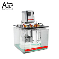 Viscosimètre capillaire en verre pour bain, dispositif de test de laboratoire ASTM D445 ISO3104 DIN51366 ADDITION, pour produits pétroliers et viscosité cinématique