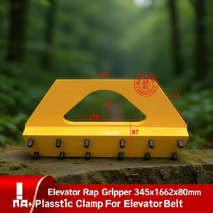 Pinza de sujeción para cable de ascensor 345x162x80mm, de metal y plástico, para banda de elevador - Product Image 3