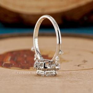 Anillos de diamantes elegantes diseñados en estilo de joyería fina con diseños artísticos únicos y de alta calidad - Product Image 5