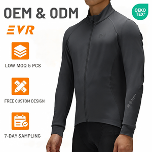 Vêtements de cyclisme d'<span class=keywords><strong>hiver</strong></span> personnalisés, vêtements de sport <span class=keywords><strong>VTT</strong></span>, hauts chauds, <span class=keywords><strong>veste</strong></span> de vélo de route, coupe-vent, <span class=keywords><strong>veste</strong></span> de cyclisme thermique en polaire, OEM - Product Image 2